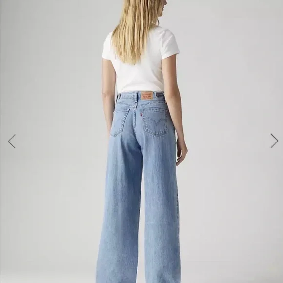 Levis Cinch Baggy Women's Jeans - Light Blue - Picture 4 of 11